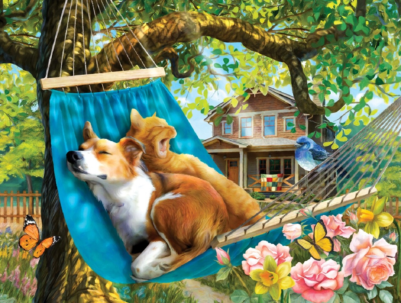 Sunsout Siesta Time 500 Pc Jigsaw Puzzle 23026 Michaels Sunsout siesta time 500 pc jigsaw puzzle 23026 michaels